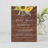 Rustige Vrijgezellenfeest zonnebloem Eucalyptus Kaart (Staand voorkant)