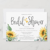 Rustige Vrijgezellenfeest zonnebloem met geel hart Kaart (Voorkant)