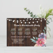 Rustige vrijgezellenfeesten ronddraairoze ventilat kaart (Staand voorkant)