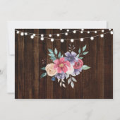 Rustige vrijgezellenfeesten ronddraairoze ventilat kaart (Achterkant)