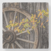 Rustige Wagon Stenen Onderzetter (Voorkant)