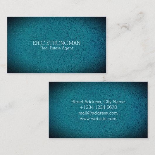 Rustige wandtextuur visitekaartje (Voorkant / Achterkant)