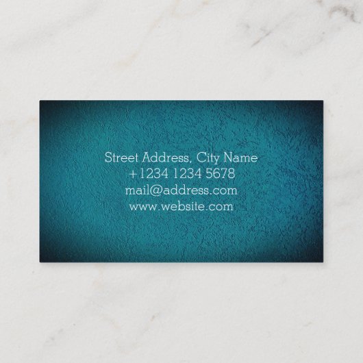 Rustige wandtextuur visitekaartje (Achterkant)