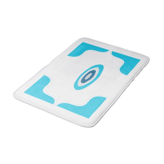 Rustige water grens bad mat (Gekanteld)