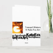 Rustige Wateren Kaart (Achterkant)