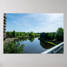 Rustige waterkant bij Wakefield Waterfront