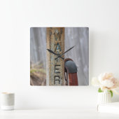 Rustige waterklep vierkante klok (Huis)