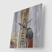 Rustige waterklep vierkante klok (Hoek)