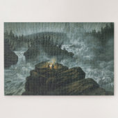 Rustige  waterval Carl Svante Hallbeck Legpuzzel (Horizontaal)