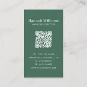 Rustige Waterverf Antipasto Platter catering Visitekaartje (Achterkant)