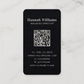 Rustige Waterverf Antipasto Platter catering Visitekaartje (Achterkant)