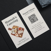 Rustige Waterverf Antipasto Platter catering Visitekaartje