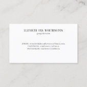 Rustige Waterverf Barn en zonnebloemen Land Visitekaartje (Achterkant)