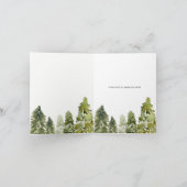 Rustige Waterverf bergen Pine Hartelijk dank (Binnen)