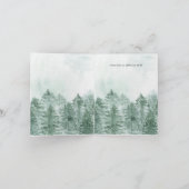 Rustige Waterverf bergen Pine Hartelijk dank (Binnen)