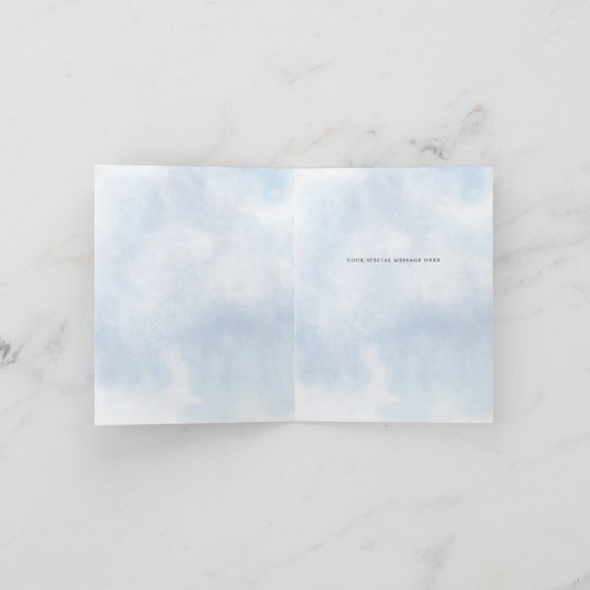 Rustige Waterverf bergen Pine Hartelijk dank (Binnen)