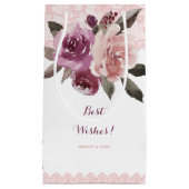 Rustige waterverf  bloedige bruiloft klein cadeauzakje (Voorkant)