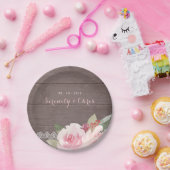 Rustige waterverf  bloedige bruiloft papieren bordje (Feest)