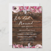 Rustige Waterverf bloemen & lichten we zijn getrou Kaart (Voorkant)