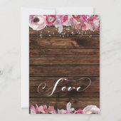 Rustige Waterverf bloemen & lichten we zijn getrou Kaart (Achterkant)