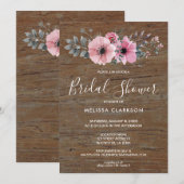 Rustige waterverf bloemen, Vrijgezellenfeest van g Kaart (Voorkant / Achterkant)