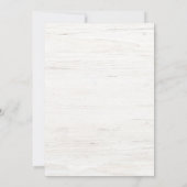 Rustige Waterverf Blue Beer Boy Baby shower Kaart (Achterkant)