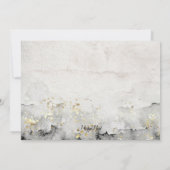 Rustige Waterverf Boom Corporate Holiday Party Kaart (Achterkant)