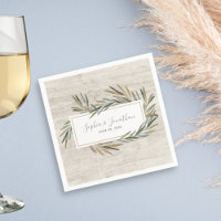 Rustige Waterverf Botanische kruidenbruiloft