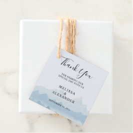 Rustige Waterverf Brugsprei Dank je Bedankjes Labels