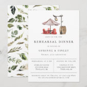 Rustige Waterverf buitenshuis woningrepetitie Aankondiging (Voorkant / Achterkant)