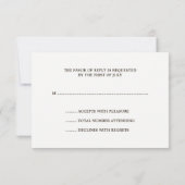 Rustige Waterverf Cactus Barn Wood RSVP Kaartje (Achterkant)