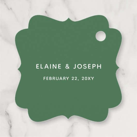 Rustige Waterverf Citrus Lemon Wedding Favor Label (Achterkant)