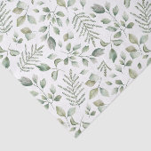 Rustige Waterverf Eucalyptus en patronen voor mest Tissuepapier (Detail)