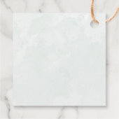 Rustige Waterverf Eucalyptus Greenery Hartelijk da Bedankjes Labels (Achterkant)