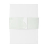 Rustige Waterverf Eucalyptus Leaves Sage Green Uitnodigingen Wikkel (Achterkant Voorbeeld)