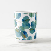 Rustige Waterverf Eucalyptusbladeren  Koffiemok (Center)