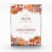 Rustige Waterverf Floral Custom Grandma Fotoblokken (Voorkant)