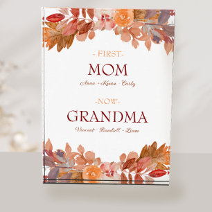 Rustige Waterverf Floral Custom Grandma Fotoblokken