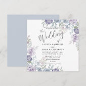 Rustige Waterverf Floral & Eucalyptus Wedding (Voorkant / Achterkant)