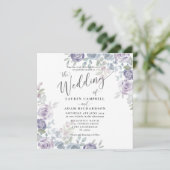 Rustige Waterverf Floral & Eucalyptus Wedding (Staand voorkant)