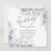 Rustige Waterverf Floral & Eucalyptus Wedding (Voorkant)