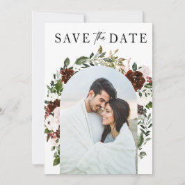 Rustige Waterverf Floral Geometric Wedding Save The Date