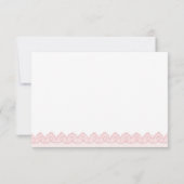 Rustige waterverf florale honk herbergt RSVP (Achterkant)