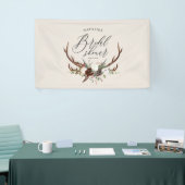 Rustige waterverf florale vrijgezellenfeest spandoek (Beurs)