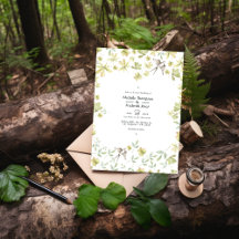 Rustige Waterverf Forest Wedding