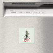 Rustige Waterverf Kerstboom Kerstvakantie Magneet (Insitu (Vaatwasser))