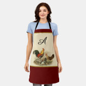 Rustige  Waterverf — kleurrijke booster Chicken Schort (Gedragen)