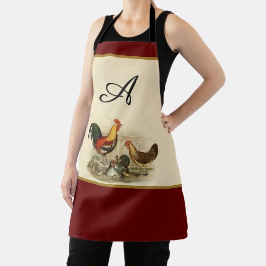 Rustige Waterverf — kleurrijke booster Chicken Schort (Insitu)