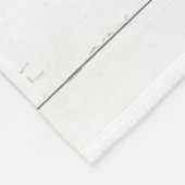 Rustige Waterverf Laurel Wreate Family Monogram Fleece Deken (Hoek)