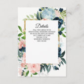 Rustige Waterverf marinescheepvaart - goudbloedige Informatiekaartje (Voorkant)